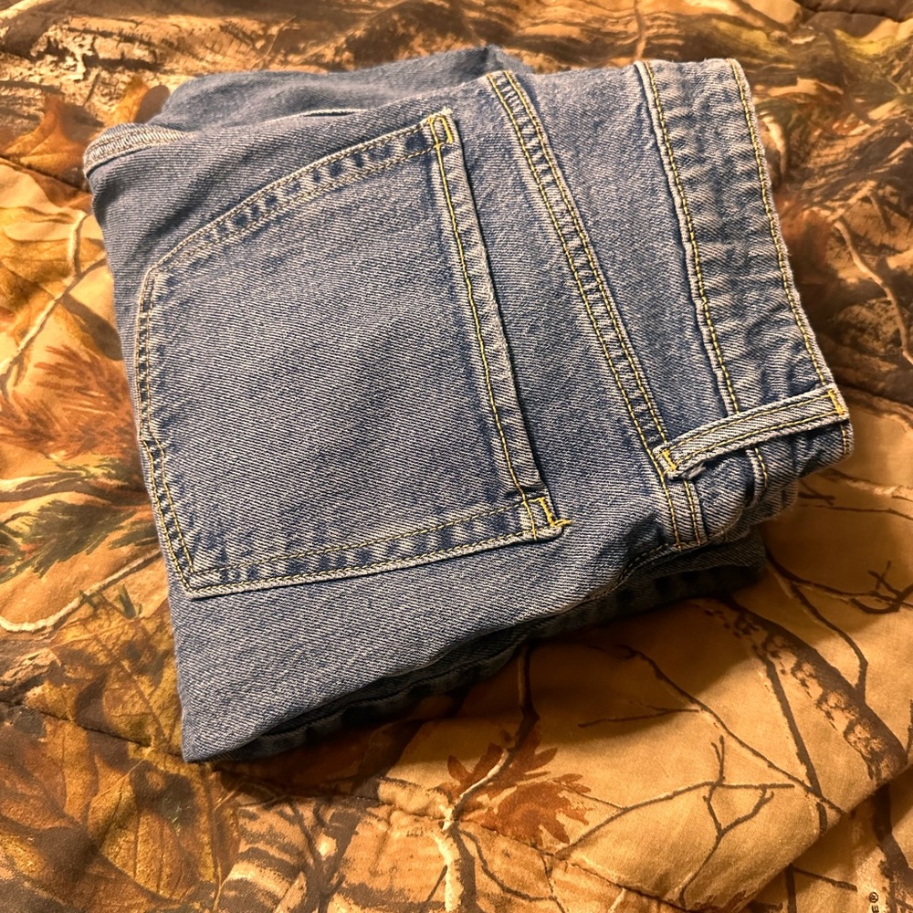 Wild Fable Distressed Straight Jeans 8/28 High Rise - Picture 6 of 7